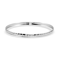 Sterling Silver Bangle Bracelet (7.50 In) 4 Grams