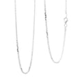1.9mm Marina Link Chain Necklace in Sterling Silver 4.80 Grams 30 Inches - Sticky add to cart bar