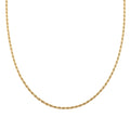 Made In Italy 14K YG Over Sterling Silver Rope Chain Necklace (20 Inches) (14.5 g) - Sticky add to cart bar