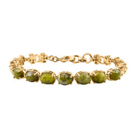 EverTrue Connemara Marble 9.35 ctw Bracelet in 18K YG Plated (7.25 In)