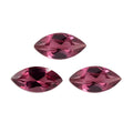 Orissa Rose Garnet Set of 3 (Mrq 7x3.5 mm) 1.23 ctw Loose Gemstone - Sticky add to cart bar