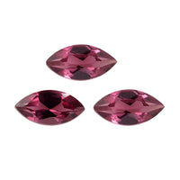 Orissa Rose Garnet Set of 3 (Mrq 7x3.5 mm) 1.23 ctw Loose Gemstone