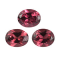 AAA Orissa Rose Garnet Set of 3 (Ovl 5x4 mm) 1.27 ctw Loose Gemstone - Sticky add to cart bar