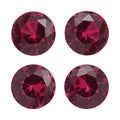 Set of 4 Lab Created Ruby (Rnd 6 mm) 3.62 ctw Loose Gemstone - Sticky add to cart bar