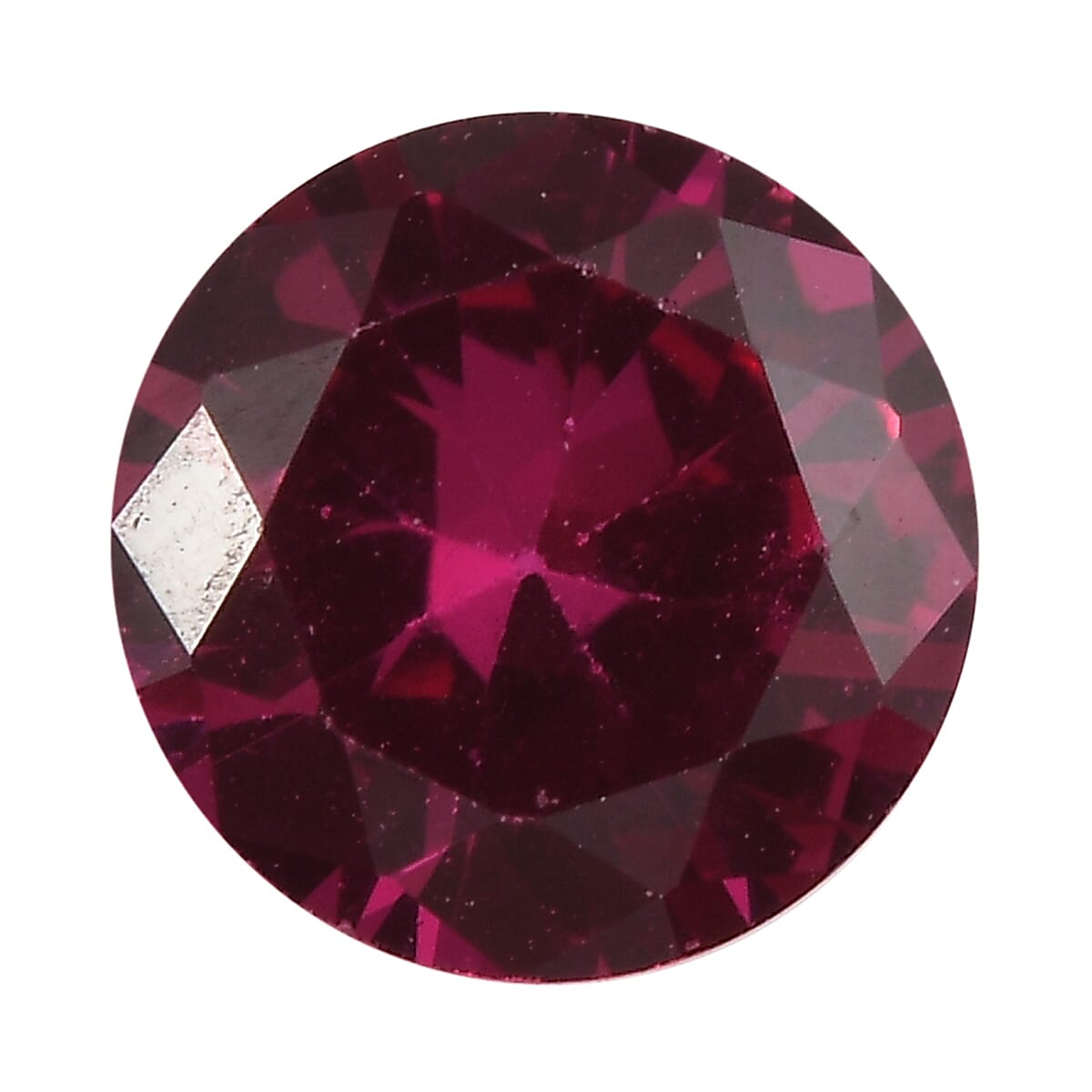 AA Lab Created Ruby (Rnd 7.5 mm) 3.55 ctw Loose Gemstone