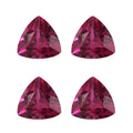 Set of 4 Lab Created Ruby (Trl 4 mm) 1.26 ctw Loose Gemstone - Sticky add to cart bar