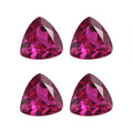 Set of 4 Lab Created Ruby (Trl 5 mm) 2.21 ctw Loose Gemstone - Sticky add to cart bar