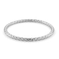 Pebble-cut Bangle Bracelet in Stainless Steel (8.0 In) - Sticky add to cart bar