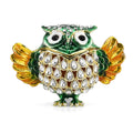 Livmore Multi Color Crystal, Enameled Peacock Trinket Box in Goldtone - Sticky add to cart bar