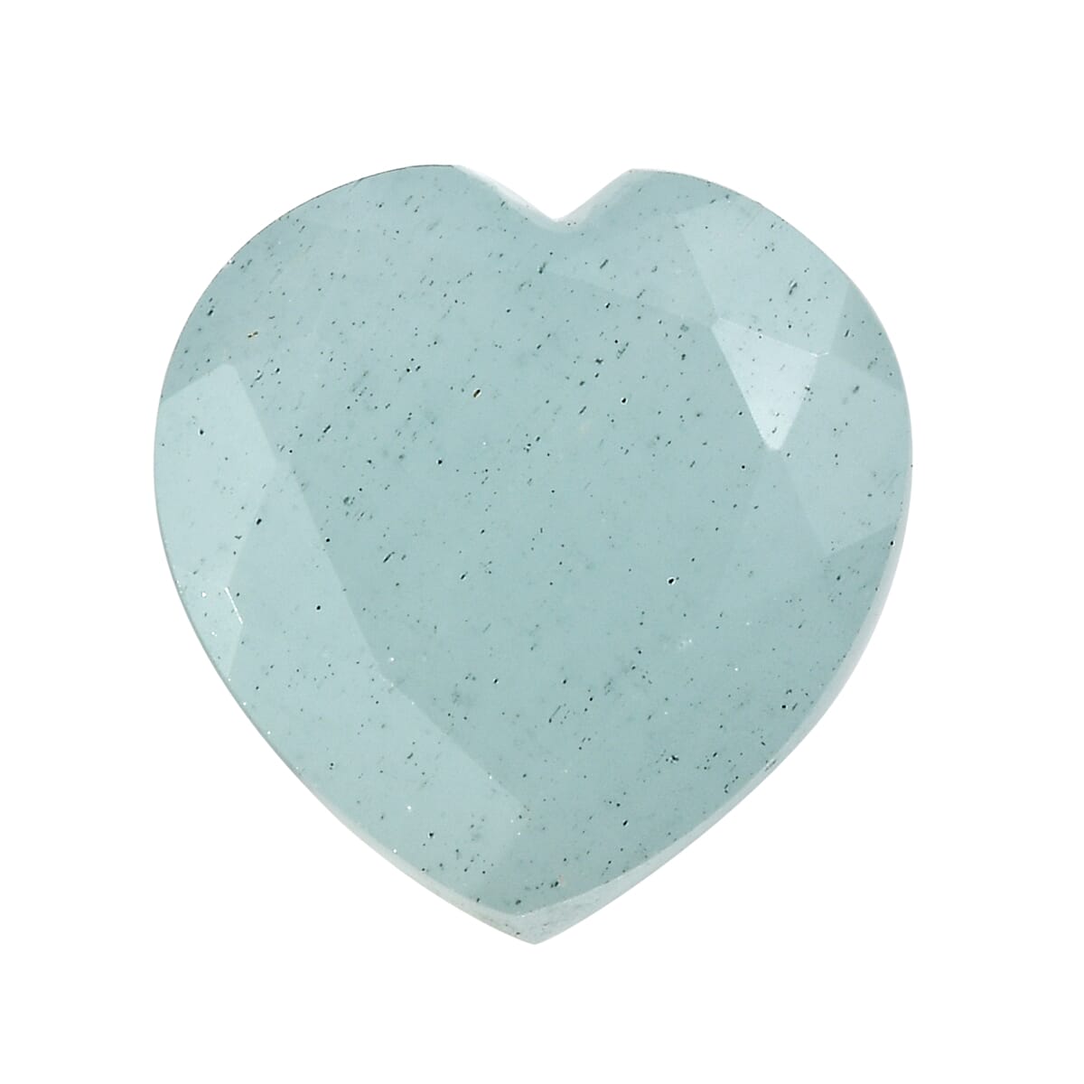 AA Milky Aquamarine (Hrt 9 mm) 2.35 ctw Loose Gemstone