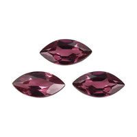 AA Orissa Rose Garnet Set of 3 (Mrq 7x3.5 mm) 1.21 ctw Loose Gemstone