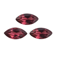 AAA Orissa Rose Garnet Set of 3 (Mrq 8x4 mm) 1.93 ctw Loose Gemstone