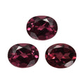 Orissa Rose Garnet Set of 3 (Ovl 5x4 mm) 1.30 ctw Loose Gemstone - Sticky add to cart bar