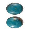 Set of 2 Sierra Nevada Turquoise (Oval 6x4 mm) 0.75 ctw Loose Gemstone - Sticky add to cart bar