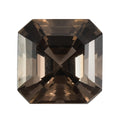 AA Asscher Cut Brazilian Smoky Quartz (Oct 11x11 mm) 4.98 ctw Loose Gemstone - Sticky add to cart bar