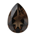 Brazilian Smoky Quartz (Pear 10x7 mm) 1.35 ctw Loose Gemstone - Sticky add to cart bar