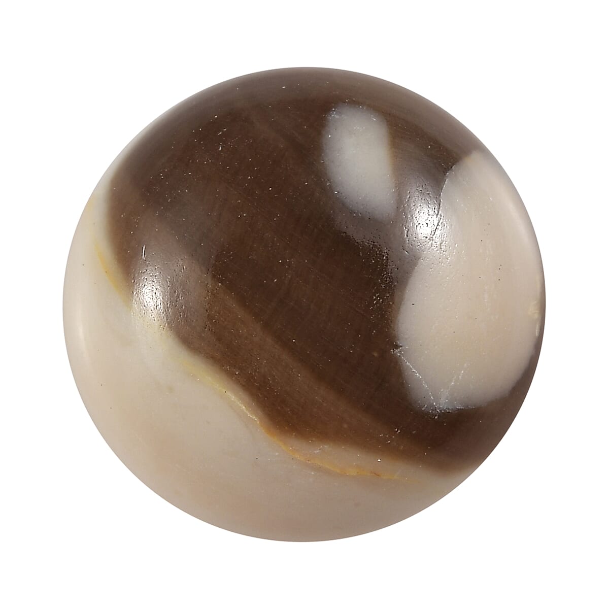 Peanut Wood Jasper (Rnd 10 mm) 2.63 ctw Loose Gemstone