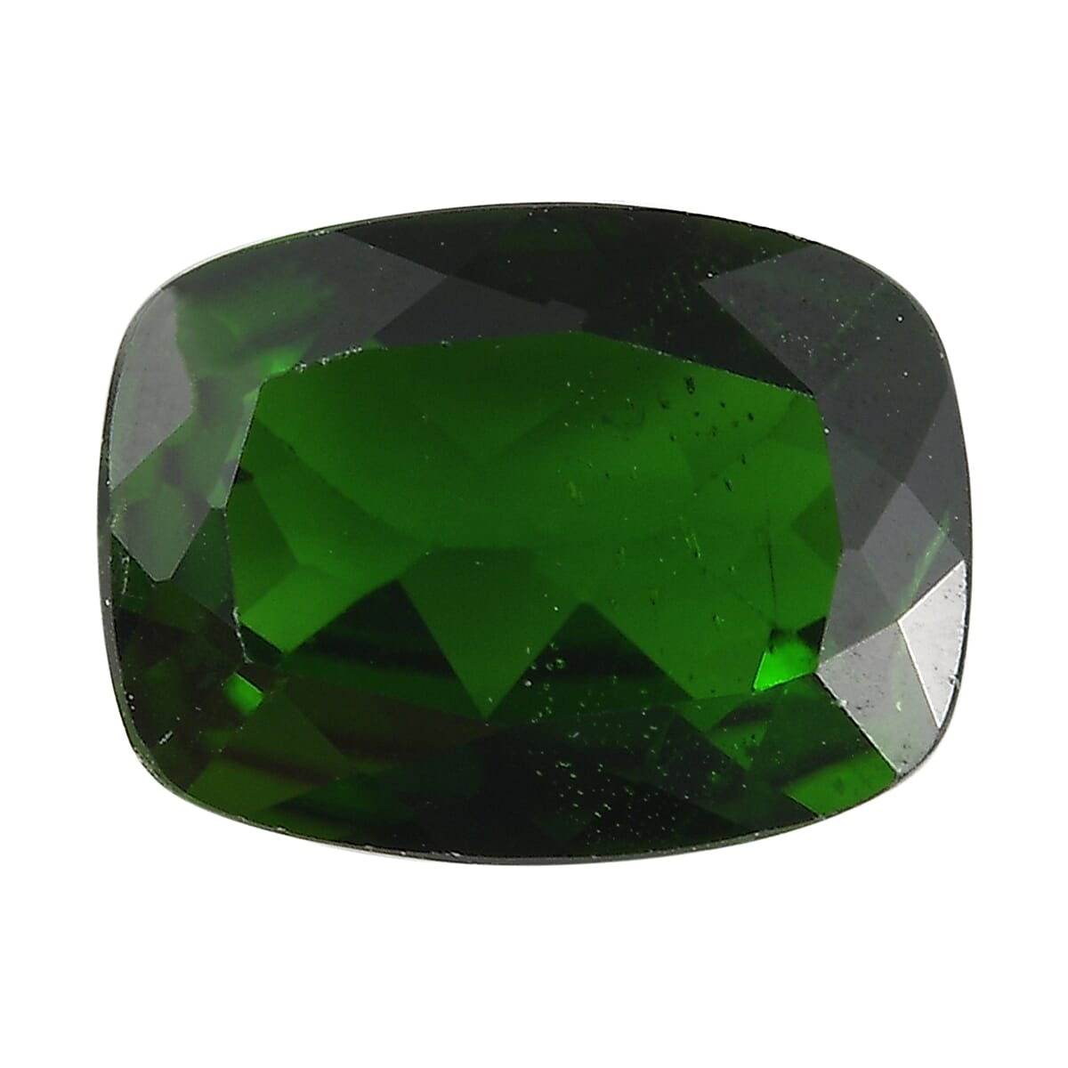 Chrome Diopside (Cush 8x6 mm) 1.10 ctw Loose Gemstone