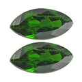 Chrome Diopside Set of 2 (Mrq 8x4 mm) 1.14 ctw Loose Gemstone - Sticky add to cart bar
