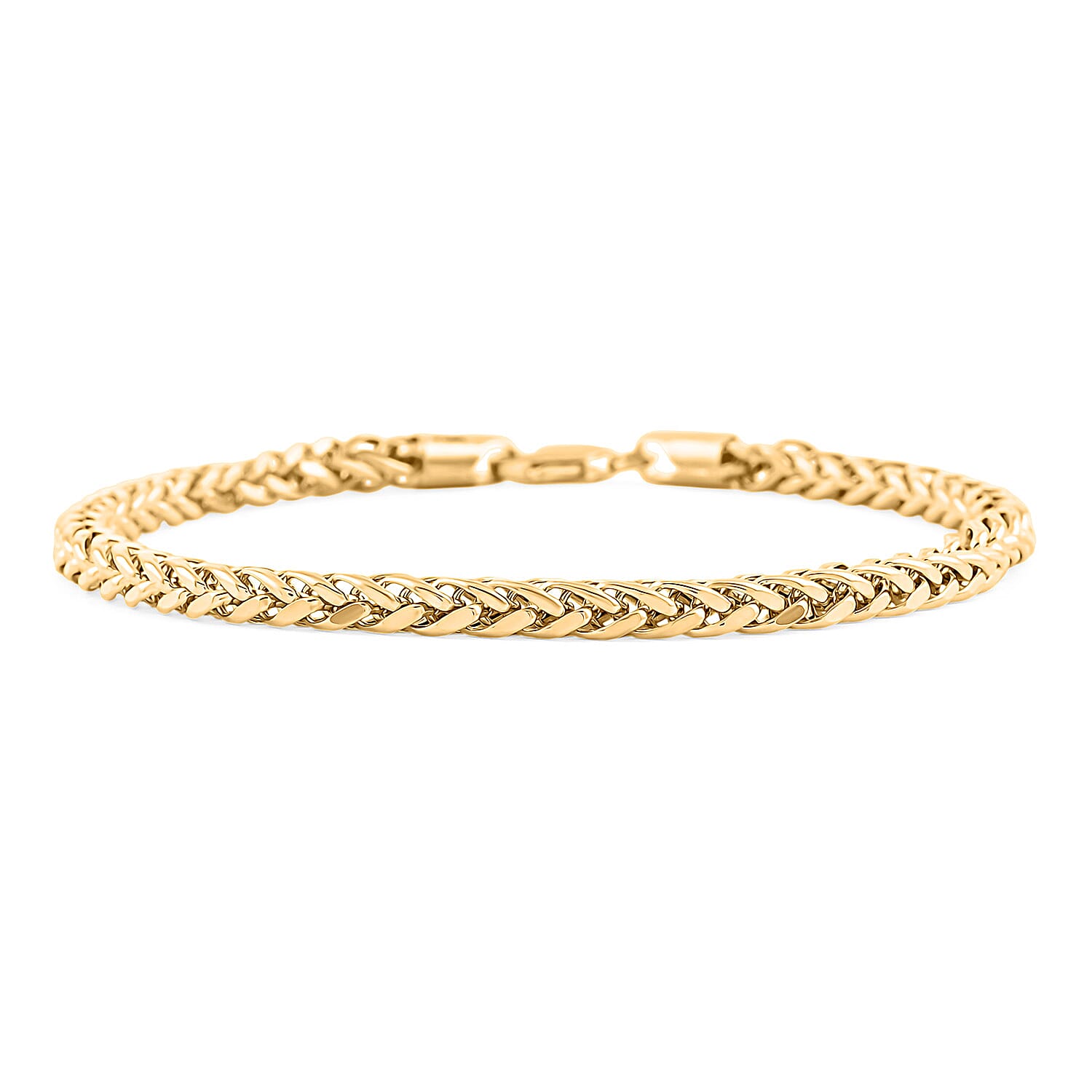 Palma Chain Bracelet in 10K Yellow Gold (8.00 In) 4.70 Grams