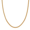 Criss Cross Chain Necklace in ION Plated YG Stainless Steel (18-20 Inches) - Sticky add to cart bar