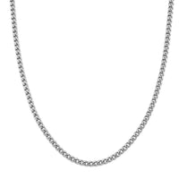Criss Cross Chain Necklace in Stainless Steel (18-20 Inches)