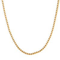 Fancy Link Chain Necklace in ION Plated YG Stainless Steel 18-20 Inches