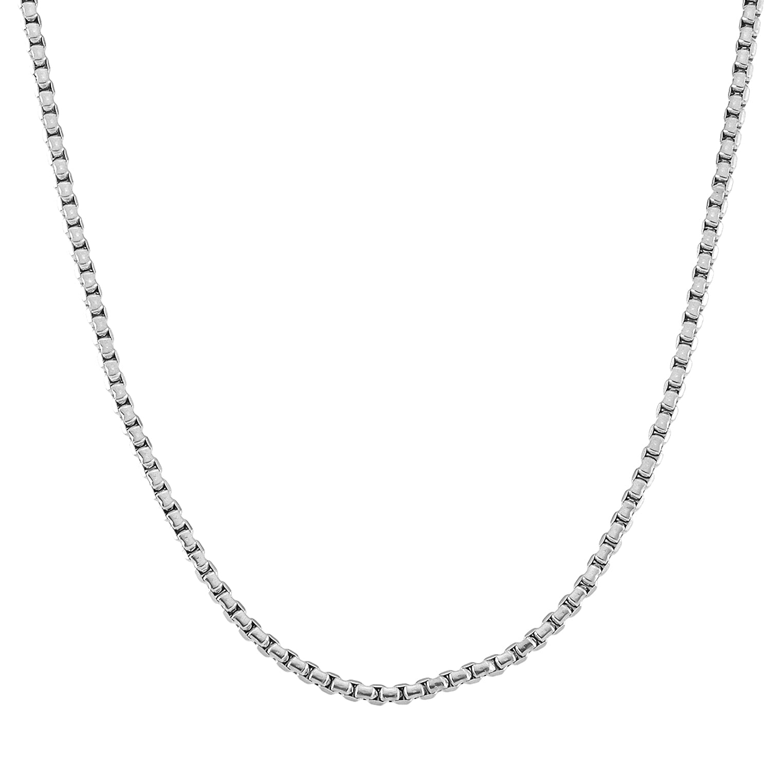 Fancy Link Chain Necklace in Stainless Steel 18-20 Inches