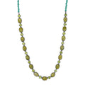EverTrue Connemara Marble, Multi Gemstone Clover Leaf Necklace (18 Inches) in Platinum Bond 36.15 ctw - Sticky add to cart bar