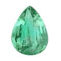 Certified & Appraised AAAA Gemfield Emerald (Pear) 1.00 ctw - Sticky add to cart bar