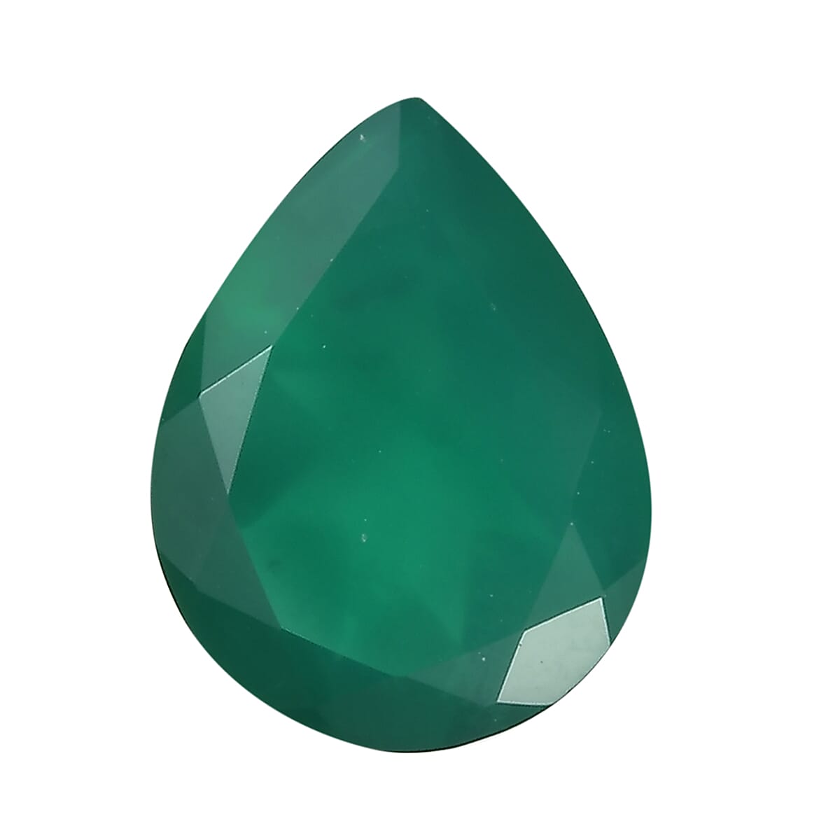 Green Onyx (Pear 9x7 mm) 1.40 ctw Loose Gemstone