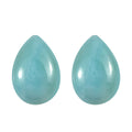 Larimar Set of 2 (Pear 6x4 mm) 0.88 ctw Loose Gemstone - Sticky add to cart bar