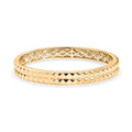 EverTrue Bronzella Collection Diamond-cut Bangle Bracelet in 18K YG Plated Bronze (6.50 In) - Sticky add to cart bar