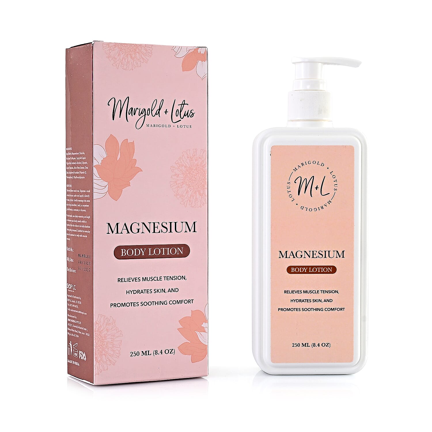 Marigold & Lotus Magnesium Lotion - Unscented