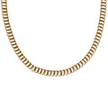 EverTrue Bronzella Collection Wave Link Necklace in 18K YG Plated Bronze 18 Inches - Sticky add to cart bar