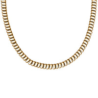 EverTrue Bronzella Collection Wave Link Necklace in 18K YG Plated Bronze 18 Inches