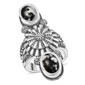 D'Joy Artisan Crafted White Buffalo 4.85 ctw Ring in Sterling Silver (Size 7.0) - Sticky add to cart bar
