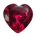 Lab Created Ruby (Hrt 8.5 mm) 2.40 ctw Loose Gemstone - Sticky add to cart bar