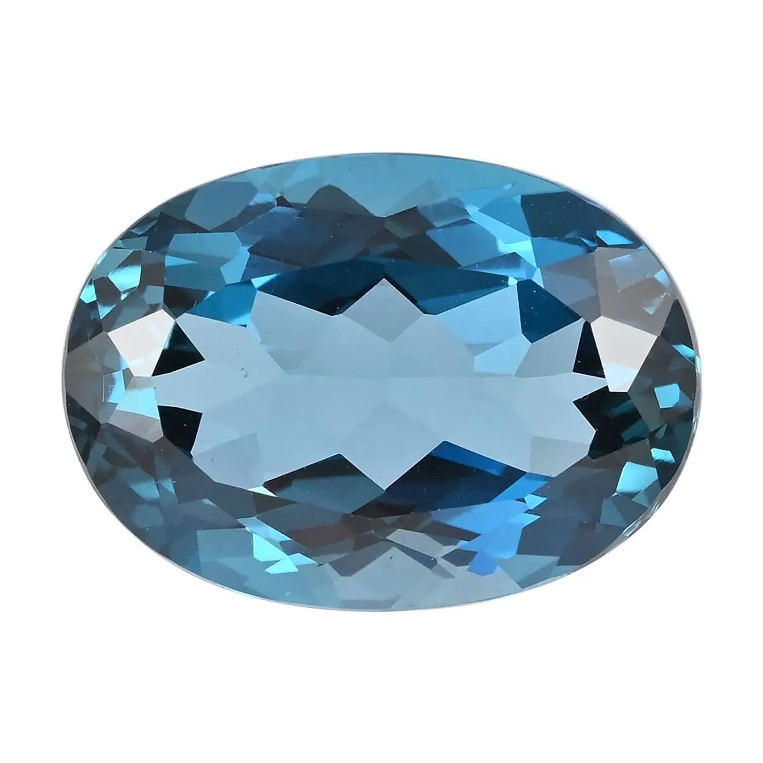 London Blue Topaz (Ovl 10x8 mm) 3.05 ctw