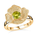 D'Joy Hebei Peridot 1.00 ctw Ring in 18K YG Plated (Size 11.5) - Sticky add to cart bar