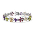 GP Multi Gemstone 22.35 ctw Bracelet in Rhodium Over Sterling Silve (7.25 In) - Sticky add to cart bar