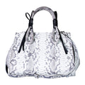 Grand Pelle Natural Genuine Python Leather Tote Bag (12.99"x9.4"x6.29") - Sticky add to cart bar