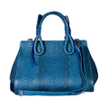 Grand Pelle Natural Genuine Python Leather Tote Bag (12.99"x9.4"x6.29") - Sticky add to cart bar