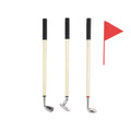 Set of 3 Mini Golf Club Design Pens - Sticky add to cart bar