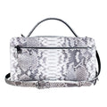 The Grand Pelle Handcrafted Natural Genuine Python Leather Clutch Bag (10.03"x5.89"x4.13") with Shoulder Strap - Sticky add to cart bar