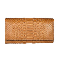 The Grand Pelle Handcrafted Natural Genuine Leather Envelope Clutch Bag (7.48"x3.93"x1.18")