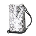 Grand Pelle Natural Genuine Python Leather Zip Clutch (7.48"x4.13"x1.96") with Snap Pocket - Sticky add to cart bar
