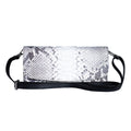 Grand Pelle Natural Genuine Python Leather Envelope Clutch (7.48"x3.74"x1.18") with Shoulder Strap - Sticky add to cart bar