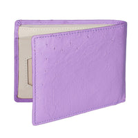 The Grand Pelle Brick Brown Ostrich Genuine Python Leather Wallet (4.92"x3.74"x1.18")