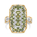D'Joy Ambanja Demantoid Garnet Ring in 18K Vermeil YG Over Sterling Silver (Size 8.0) 3.75 ctw - Sticky add to cart bar